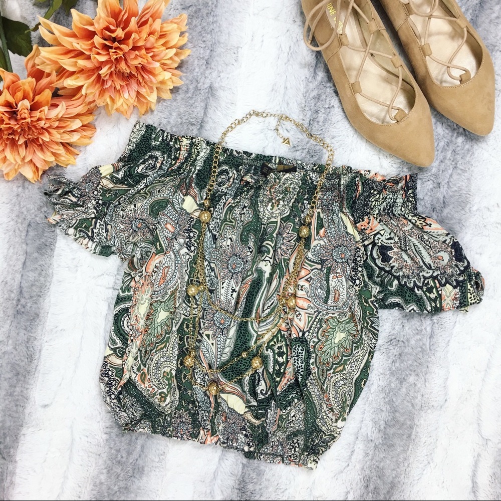 zara • off the shoulder top
